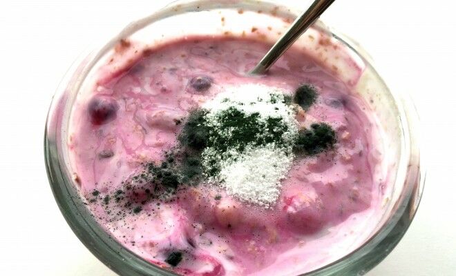 Spirulina framboos miyogi