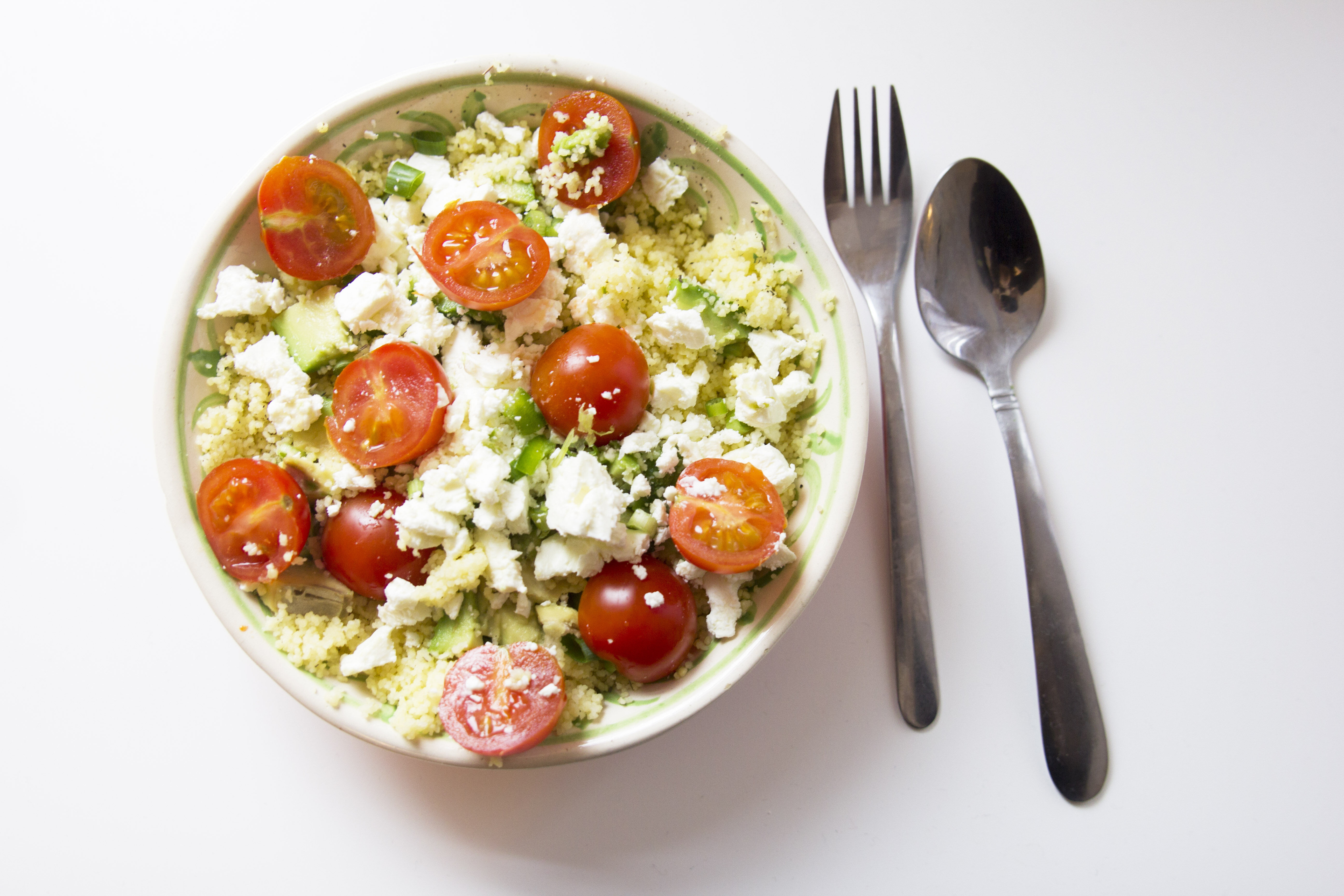 Recept: couscoussalade met avocado en feta