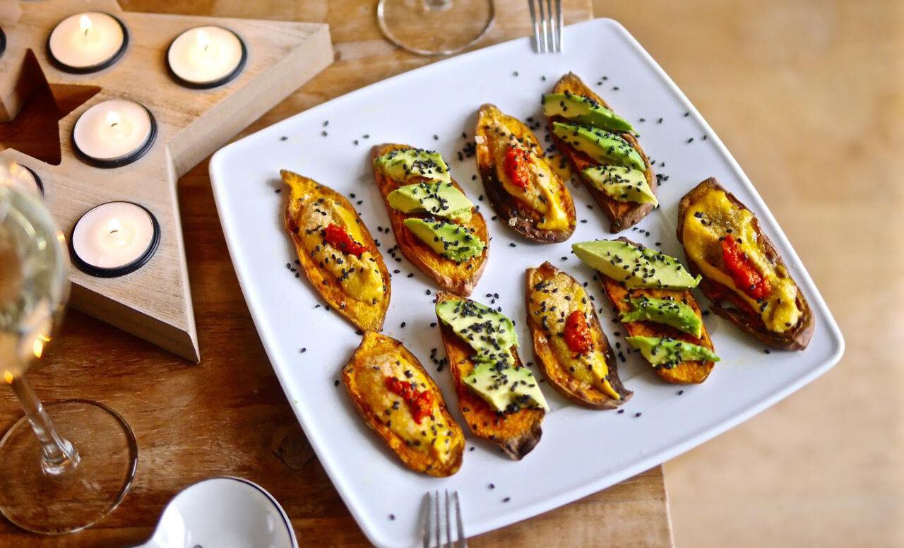 Recept: zoete aardappel bites