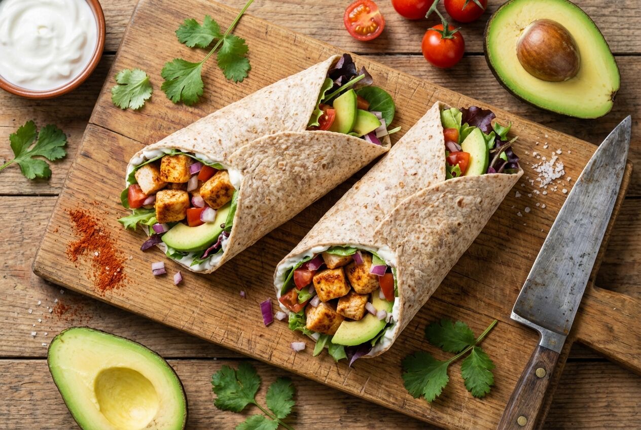 Recept: Wrap met kip en avocado