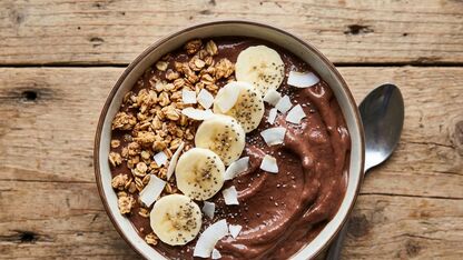 Recept: Smoothie bowl met chocolade en banaan