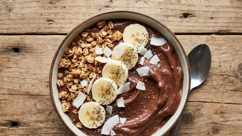 Recept: Smoothie bowl met chocolade en banaan