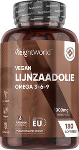 
  
WeightWorld Lijnzaadolie capsules 