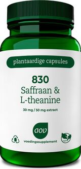 
  
AOV 830 Saffraan & L-theanine 