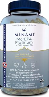 
  
Minami MorEPA Platinum + Vitamine D3 