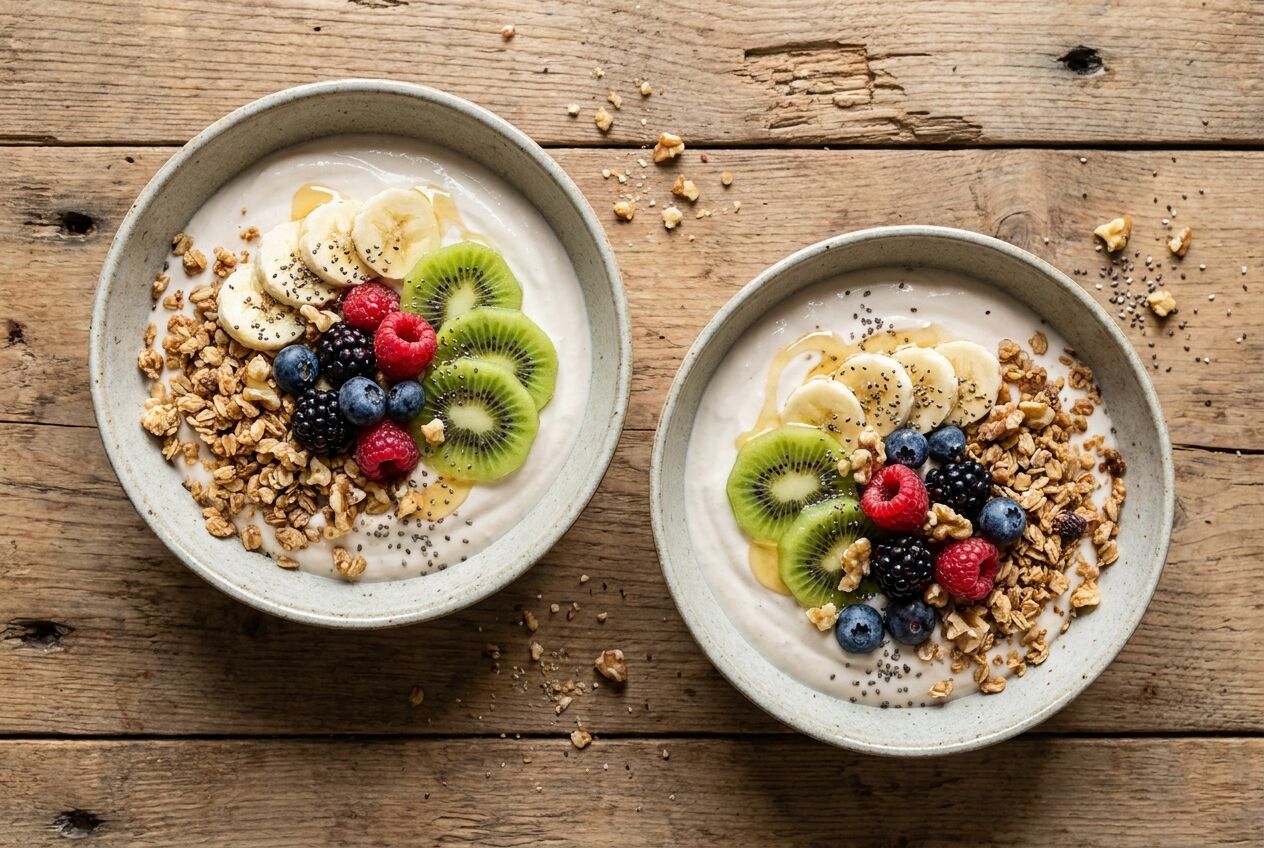 Recept: Proteïne yoghurt bowl met granola