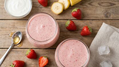 Recept: Smoothie met aardbei en banaan