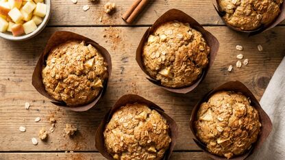 Recept: Havermout muffins met appel en kaneel
