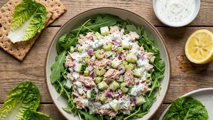 Recept: Tonijnsalade met yoghurt dressing