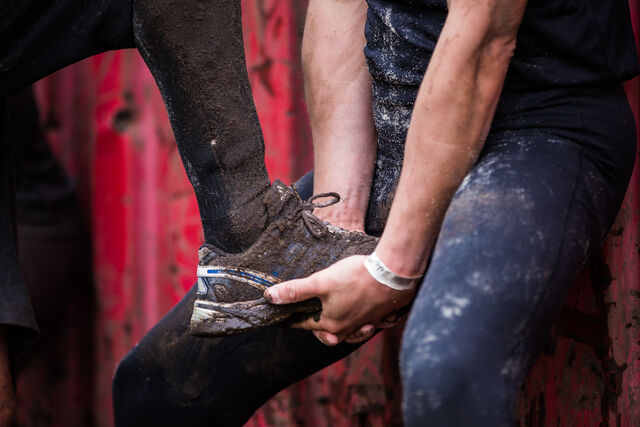 voorbereiding voor een obstacle run