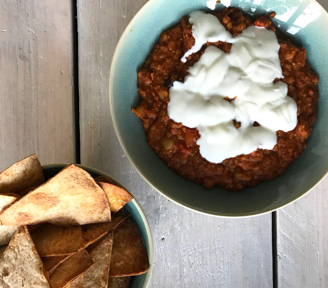 chili sin carne recept