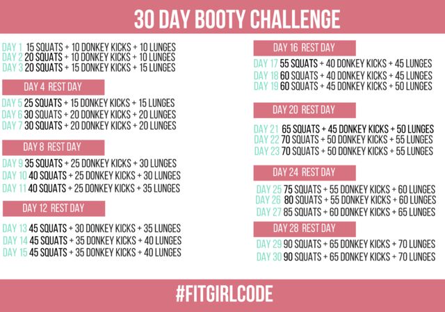 booty challenge