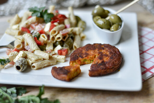 Heerlijke Griekse pasta salade