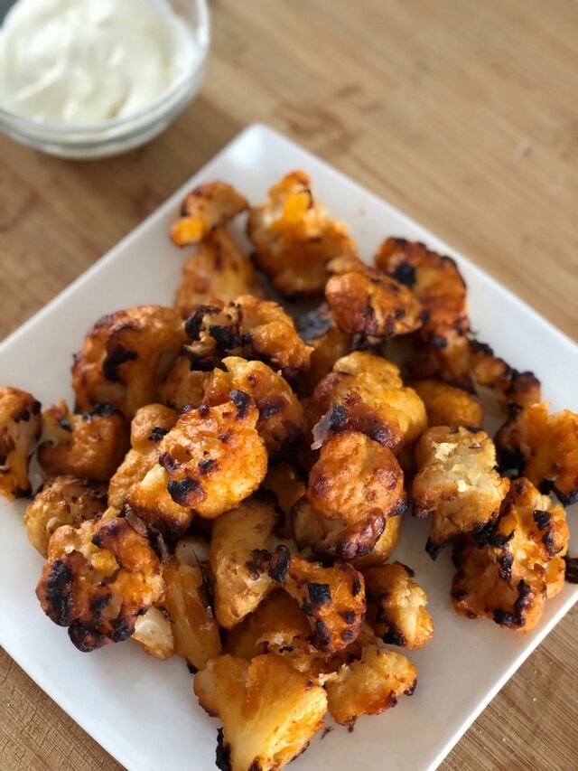 Zo maak je buffalo bloemkool bites