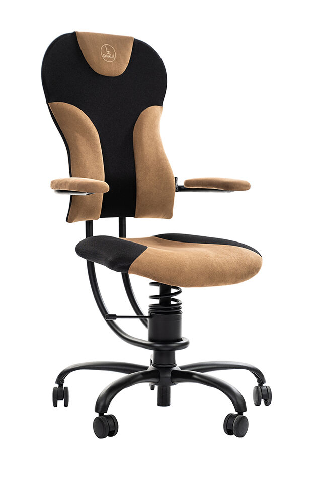 ctieve-ergonomische-spinalis-stoel-Spider-bruin